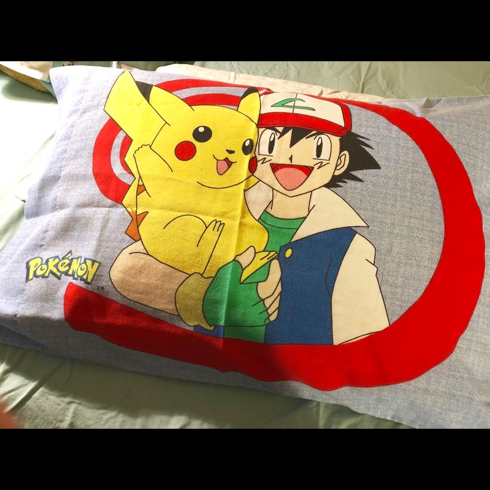 Vintage 90s Pokemon Pillow Case - Picture 2 of 2